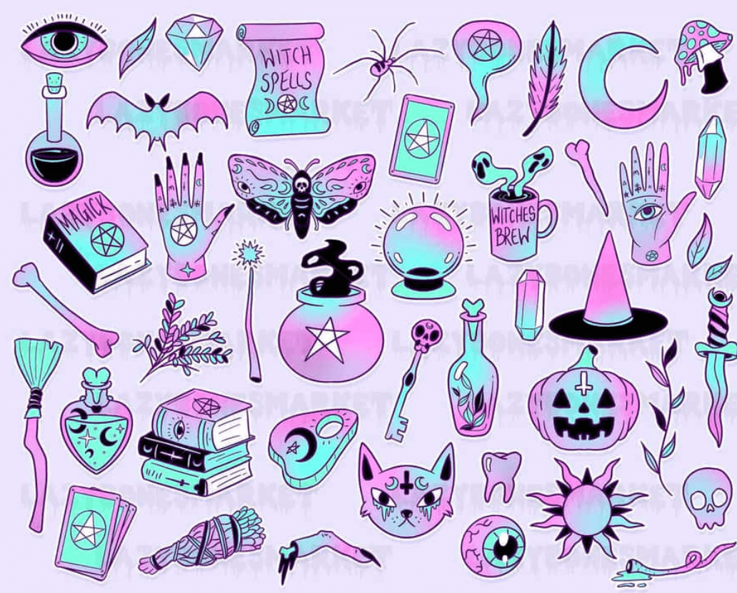 Wallpaper:796v0fc17ew= Pastel Goth